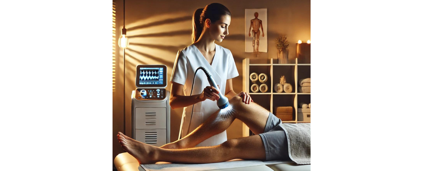 Equipamento de ultrassom terapêutico da Fisio Performa